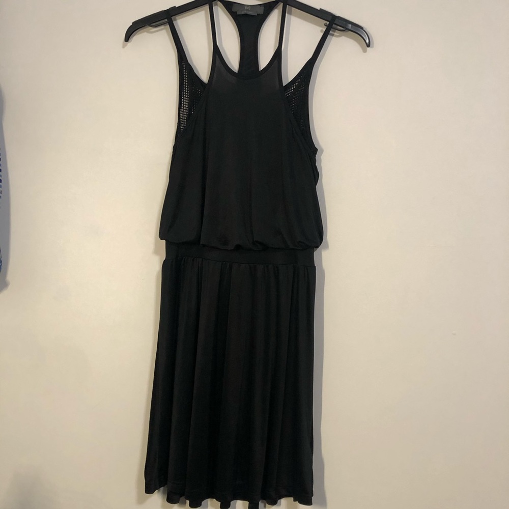 McQ Alexander McQueen Double Layer Mesh Dress
